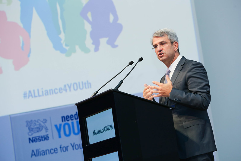 Chloë Grace Moretz in a light blue Louis Vuitton gown alongside Kate Harrison in a timeless white dress.